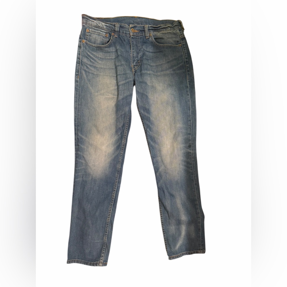 Levi’s 511 Slim Fit Jeans 32x32 Medium Wash Faded Whiskered Denim Classic